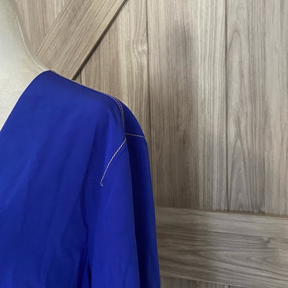 Rag & Bone 100% Silk Shields Drape Front Long Sle… - image 5